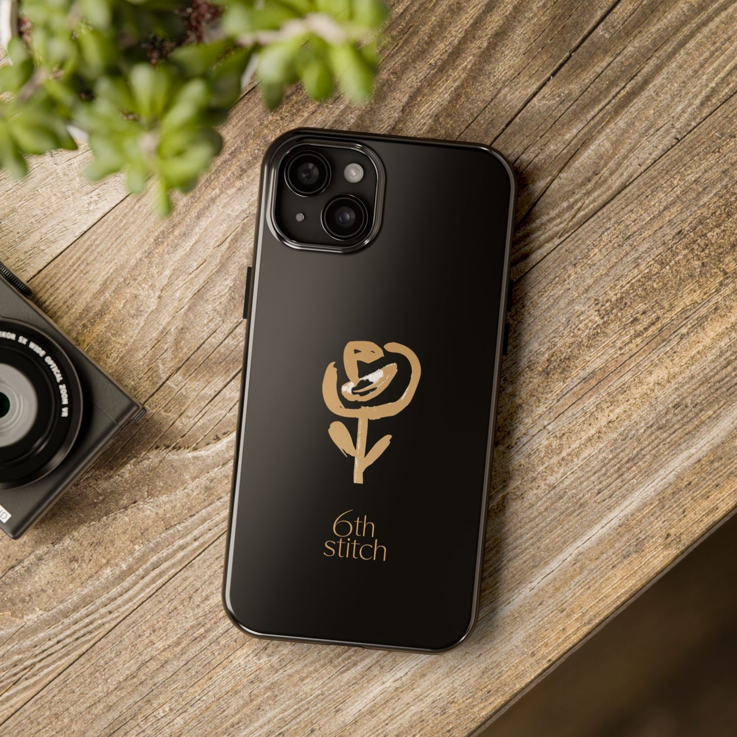 Golden Rose iPhone case