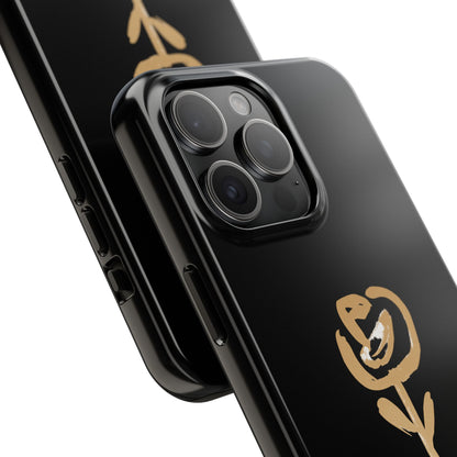 Golden Rose iPhone case