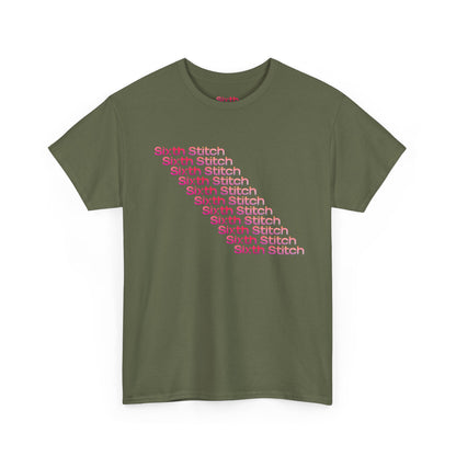 the faded neon tee.