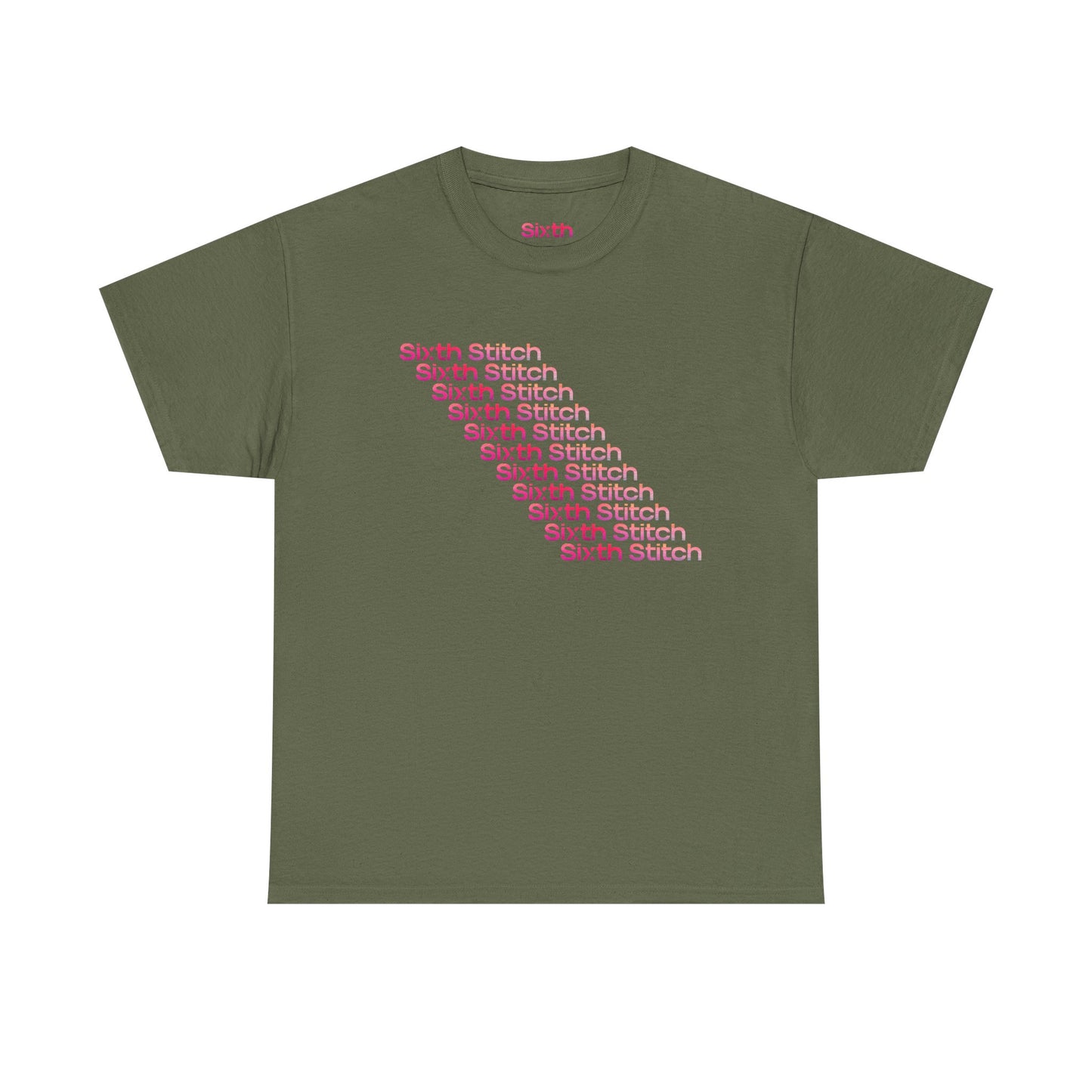 the faded neon tee.